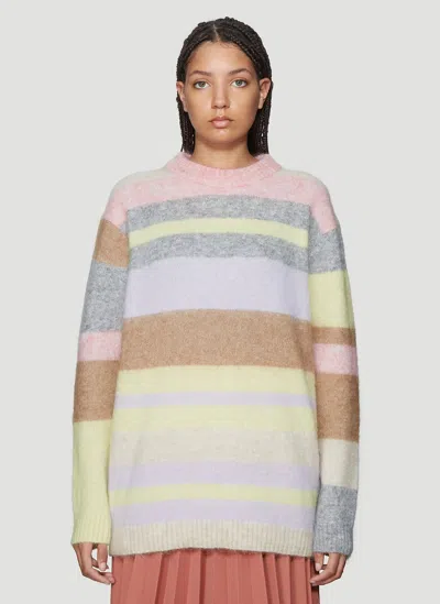 Acne Studios Women Striped Kalbah Knit In Multi