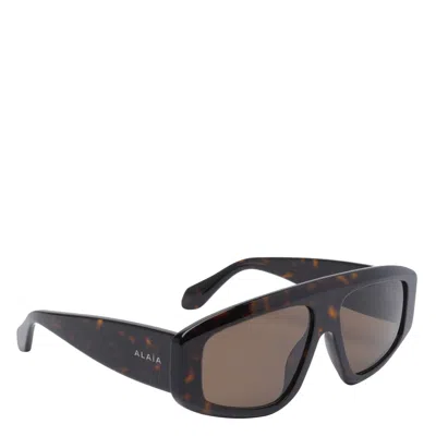 Alaïa Alaia Women Aviator Mask Sunglasses