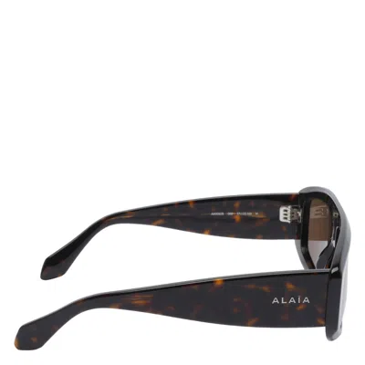 Alaïa Alaia Women Aviator Mask Sunglasses