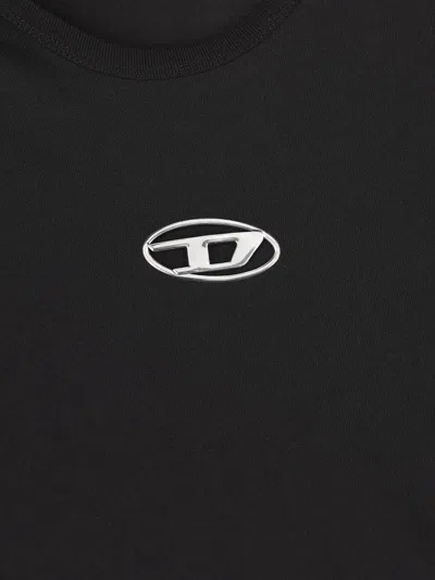 Diesel T-shirt And Polo Shirt In Black