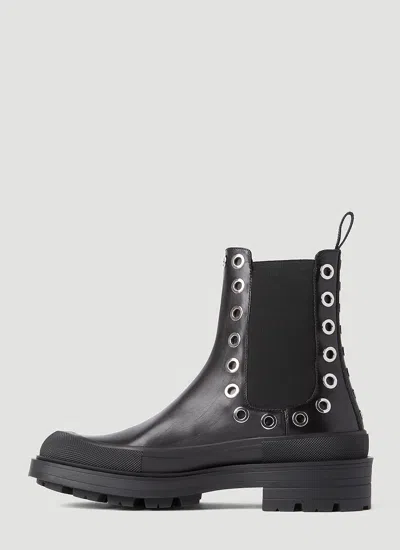 Alexander Mcqueen Alexander Mc Queen Tread Slick Leather Chelsea Boots