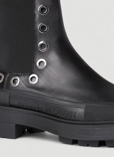 Alexander Mcqueen Alexander Mc Queen Tread Slick Leather Chelsea Boots