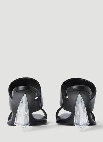 Alexander Mcqueen Women Shard High Heel Sandals In Black