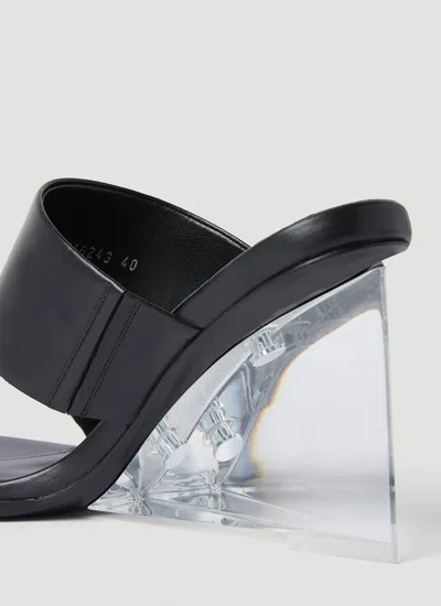 Alexander Mcqueen Women Shard High Heel Sandals In Black