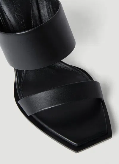 Alexander Mcqueen Women Shard High Heel Sandals In Black