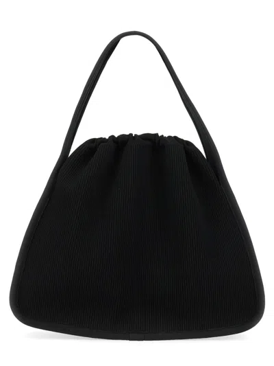 Alexander Wang Black Cotton Ryan Large Satchels