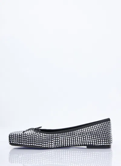 Alexander Wang Billie Rhinestone Embellished Ballet Flats