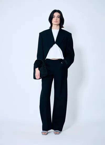 Alexander Wang Women Bowed Leg Mid Rise Pants