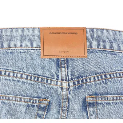 Alexander Wang Women Crystal Shorts In Blue