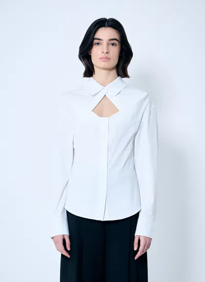Alexander Wang Women Deconstructed Button-down Shirt In White