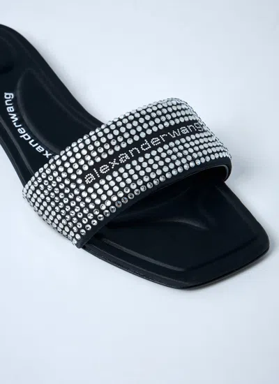 Alexander Wang Vy Crystal Embellished Slide Sandal