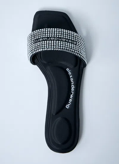 Alexander Wang Vy Crystal Embellished Slide Sandal