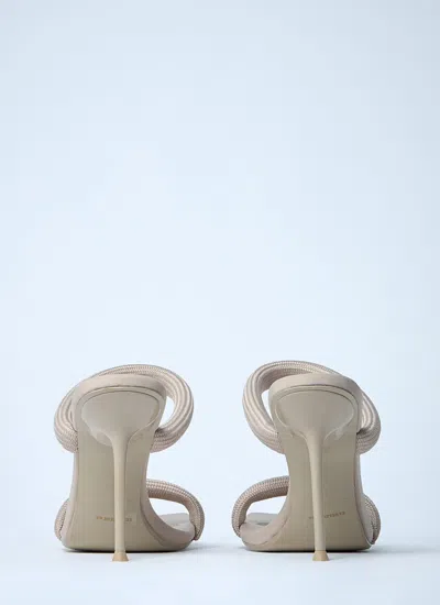 Alexander Wang Julie Double-strap Stiletto Sandals In White