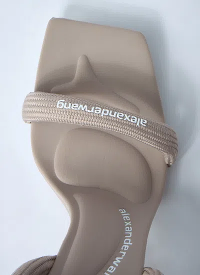 Alexander Wang Julie Double-strap Stiletto Sandals In White