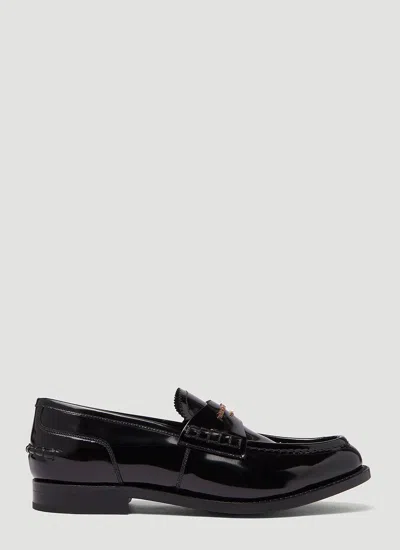 Alexander Wang Women Logo Slip-on Shoes In Black