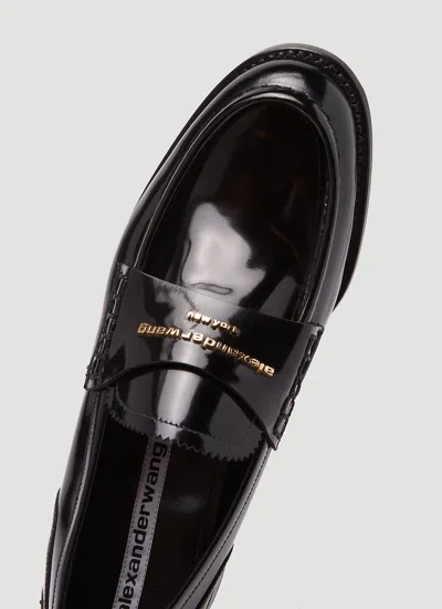 Alexander Wang Women Logo Slip-on Shoes In Black