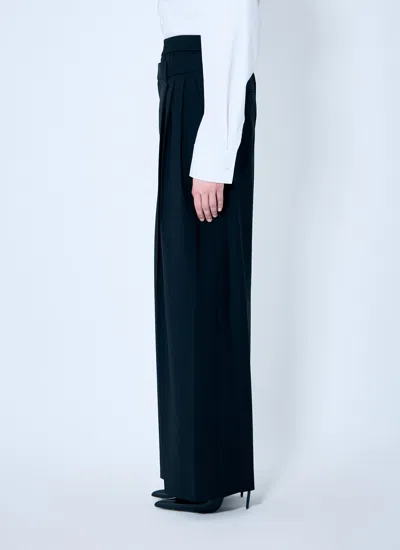 Alexander Wang Women Pleated Pants With Boxer Waistband