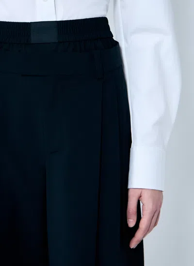Alexander Wang Women Pleated Pants With Boxer Waistband