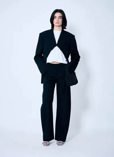 Alexander Wang Exaggerated Split Front Boxy Blazer