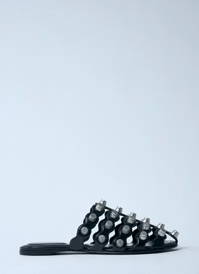 Alexander Wang Black Leather Sandals