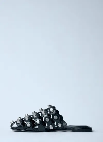 Alexander Wang Black Leather Sandals