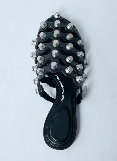 Alexander Wang Black Leather Sandals
