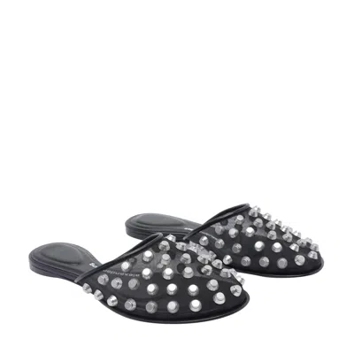 Alexander Wang Rhodes Stud-embellished Mesh Ballet Flats