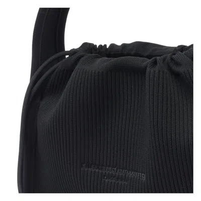Alexander Wang Ryan Large Bag In Ribbed Knit