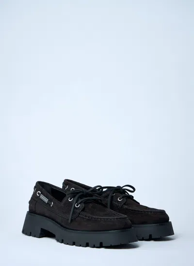 Alexander Wang Women Suede Carson Boat Loafers
