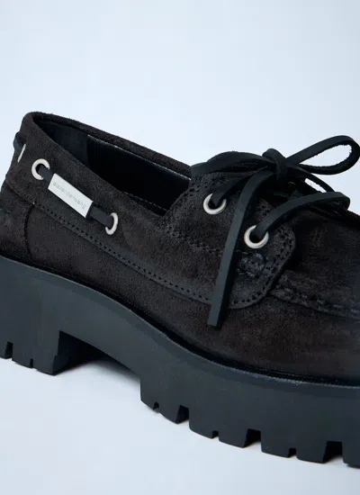 Alexander Wang Women Suede Carson Boat Loafers