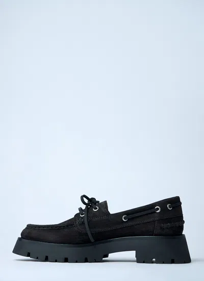 Alexander Wang Women Suede Carson Boat Loafers