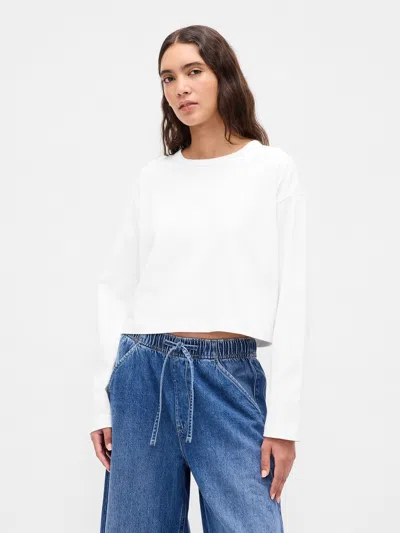Gap Organic Cotton Vintagesoft Heavyweight Crop T-shirt