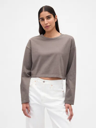 Gap Organic Cotton Vintagesoft Heavyweight Crop T-shirt