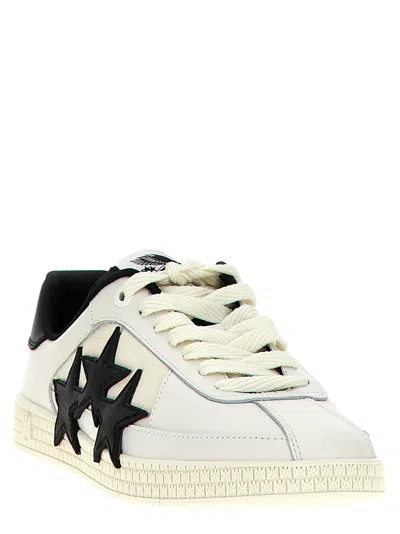 Amiri 'pacific' Low Top Sneakers With Star Patch On The Side And Logo Patch On The Tongue
