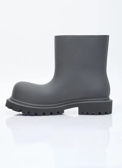Balenciaga Men Steroid Boots In Gray