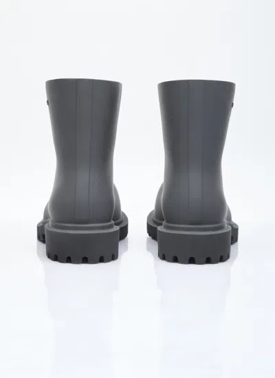 Balenciaga Men Steroid Boots In Gray