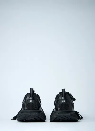 Balenciaga Black Mesh And Polyurethane 3xl Sneakers In Black