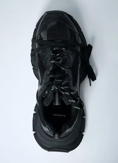Balenciaga Black Mesh And Polyurethane 3xl Sneakers In Black