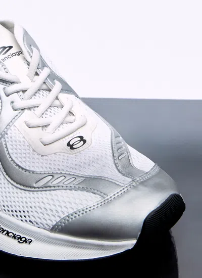 Balenciaga White And Silver Sneaker Circuit