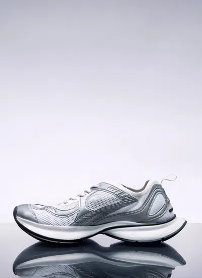 Balenciaga White And Silver Sneaker Circuit