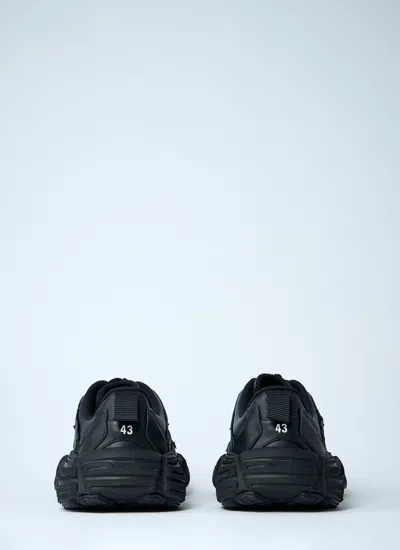 Balenciaga Black Leather Monday Sneakers