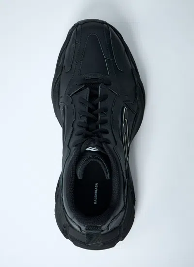 Balenciaga Black Leather Monday Sneakers