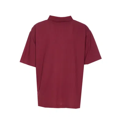 Balenciaga Crewneck Shirt With Nano Bb Style In Red