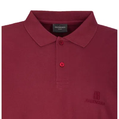 Balenciaga Crewneck Shirt With Nano Bb Style In Red