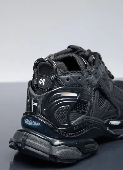 Balenciaga Men Runner Mesh And Leather Sneakers