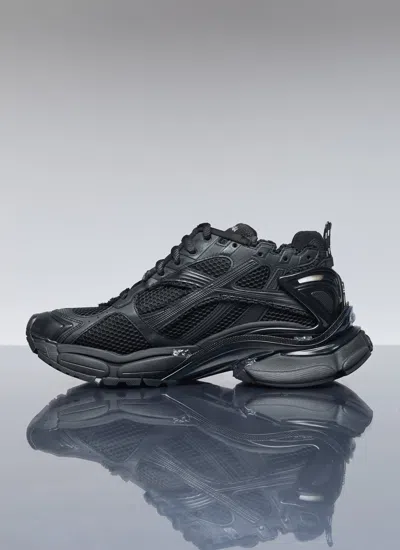 Balenciaga Men Runner Mesh And Leather Sneakers