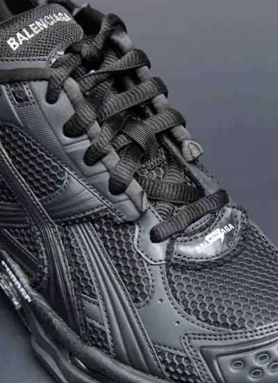 Balenciaga Men Runner Mesh And Leather Sneakers