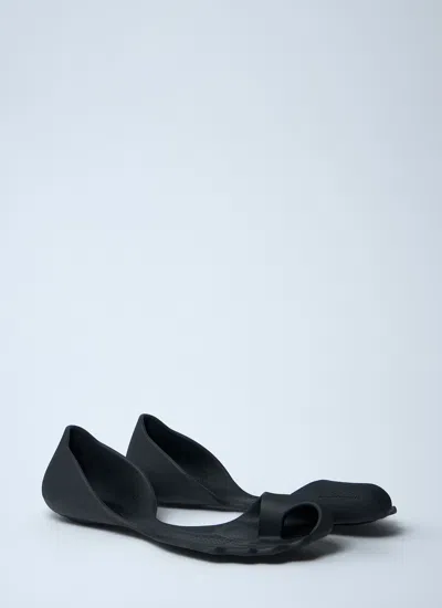 Balenciaga Open-toe Black Eva Sneakers With Streamlined Silhouette