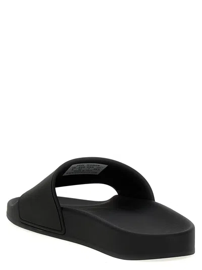 Balenciaga Slide Sandals With Open Toe And Flat Sole