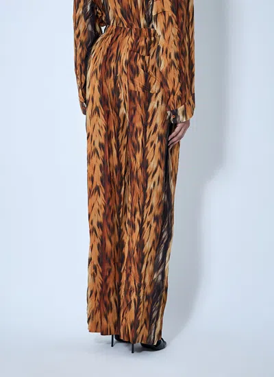 Balenciaga Pajamas-style Pants In Brown
